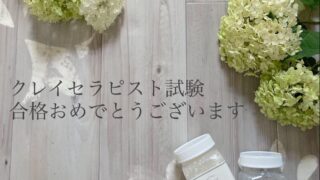 アジサイアナベル4本とICAのホワイトクレイとシルバーブルークレイ